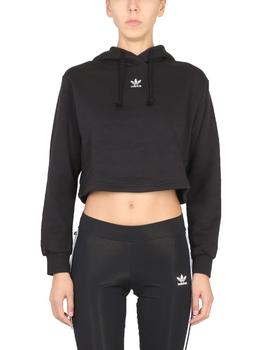 Adidas | Adidas Originals Adicolor Essentials Cropped Fleece Hoodie商品图片,5.9折