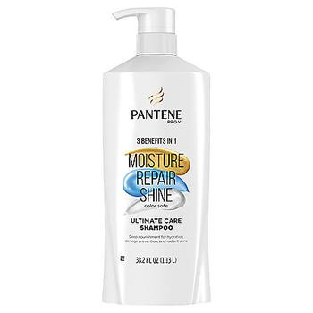 product Pantene Pro-V Ultimate Care Moisture + Repair + Shine Shampoo for Damaged Hair and Split Ends (38.2 fl. oz.) image