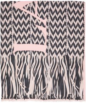 Lanvin | Pink & Black Modal Scarf商品图片,额外8.5折, 独家减免邮费, 额外八五折