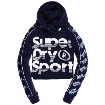 推荐SUPERDRY 女士海军蓝色棉质连帽卫衣 GS3011AQ-12S商品