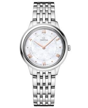 推荐Omega De Ville Prestige Quartz 30mm Mother of Pearl Dial Steel Women's Watch 434.10.30.60.05.001商品