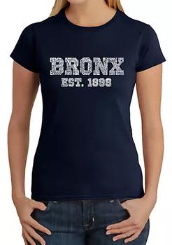 推荐Word Art T Shirt – Popular Neighborhoods in Bronx, NY商品