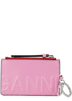 Ganni | Leather coin purse商品图片,满$1享8.9折, 满折