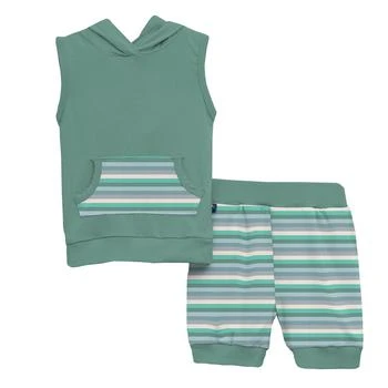 KicKee Pants | Hoodie Tank Outfit Set (Toddler/Little Kids/Big Kids) 4折起, 独家减免邮费