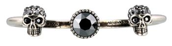 商品Alexander McQueen | Alexander McQueen Double Skull Ring,商家Cettire,价格¥908图片