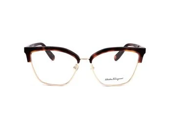 Salvatore Ferragamo | Salvatore Ferragamo Eyewear Square Frame Glasses 4.8折, 独家减免邮费