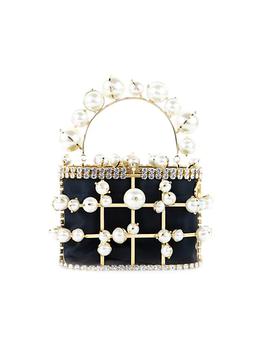 ROSANTICA, ROSANTICA | Holli Explosion Faux Pearl-Embellished Top Handle Bag商品图片 