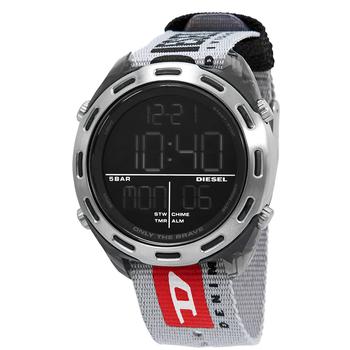 商品Diesel | Crusher Alarm Quartz Digital Black Dial Men's Watch DZ1894,商家Jomashop,价格¥547图片