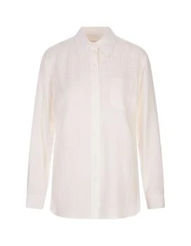 推荐Givenchy Logo Jacquard Long-Sleeved Shirt商品