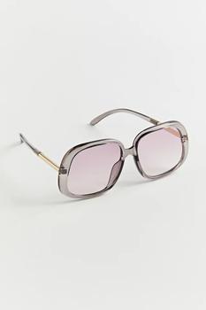 男装Urban Outfitters, Urban Outfitters | Benny Oversized Square Sunglasses商品图片 4.9折×额外9.5折, 额外九五折