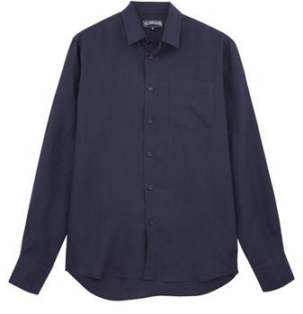商品Vilebrequin | 纯色亚麻衬衫,商家24S,价格¥2004图片