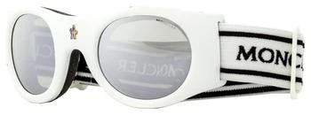 Moncler | Moncler Unisex Ski Goggles Sunglasses ML0051 21C Matte White 55mm,商家Premium Outlets,价格¥1173
