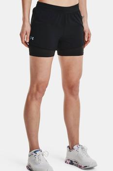Under Armour | Iso-Chill Run 2-in-1 Shorts - Black/Reflective商品图片,
