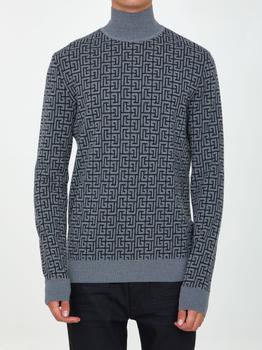 Balmain是什么牌子, Balmain | Monogram turtleneck商品图片 7.6折