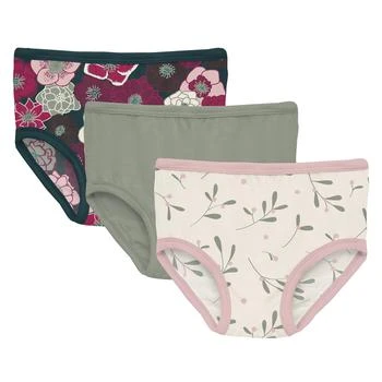 KicKee Pants | Print Underwear Set 3-Pack (Little Kids/Big Kids) 独家减免邮费