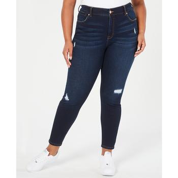 Celebrity Pink是什么牌子, Celebrity Pink | Trendy Plus Size High Rise Ripped Skinny Jean商品图片 6折×额外8折, 额外八折