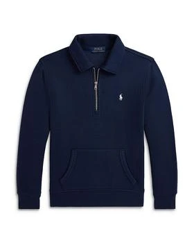 Ralph Lauren | Boys' Fleece Quarter Zip Pullover - Little Kid, Big Kid,商家Bloomingdale's,价格¥453