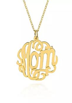 商品Belk & Co. | 14k Yellow Gold Mom Monogram Pendant,商家Belk,价格¥1529图片