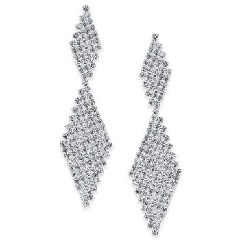 INC International | Crystal Mesh Drop Earrings, Created for Macy's,商家Macy's,价格¥139