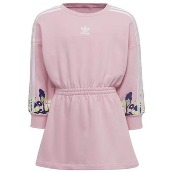 推荐adidas Originals Flower Print LS Dress - Girls' Preschool商品