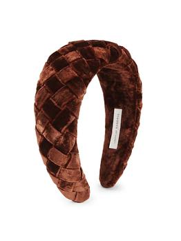 Loeffler Randall, Loeffler Randall | Marina Braided Velvet Headband商品图片 