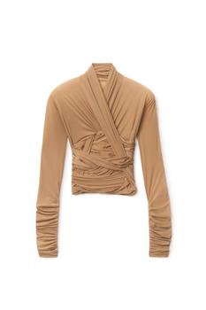 推荐RUCHED DRAPED TOP IN HOSIERY JERSEY商品
