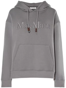 Max Mara | Agre Cotto Jersey Logo Hooded Sweatshirt,商家LUISAVIAROMA,价格¥1220