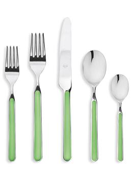 商品Mepra | Fantasia 5-Piece Stainless Steel Place Setting Set,商家Saks Fifth Avenue,价格¥752图片