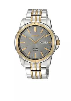 精工机械表真假, Seiko | Men's 100 Meter Two Tone Functional Solar Watch商品图片 7.5折