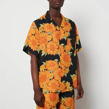 推荐Desmond & Dempsey Men's Tithonia Cuban Pyjama Short Sleeve Shirt - Navy商品