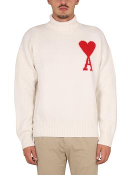 AMI | Ami Alexandre Mattiussi Turtleneck Sweater With Logo商品图片,
