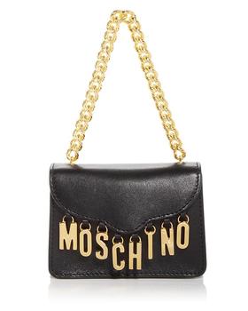 商品Moschino | Logo Charms Convertible Leather Belt Bag,商家Bloomingdale's,价格¥5990图片
