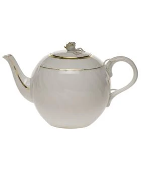 Herend | Golden Edge Teapot with Rose,商家Neiman Marcus,价格¥1939