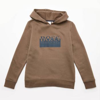 推荐Hugo Boss Kids' Hooded Sweatshirt - Khaki商品