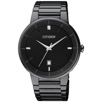 Citizen | Men's Quartz Black Ion-Plated Stainless Steel Bracelet Watch 40mm BI5017-50E商品图片,