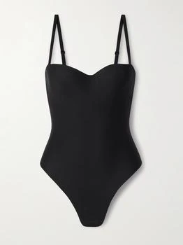 SKIMS | Underwire 丁字裤式连体衣 （颜色：onyx）,商家NET-A-PORTER,价格¥1261