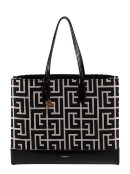 推荐Balmain Logo Print Monogram Tote Bag商品