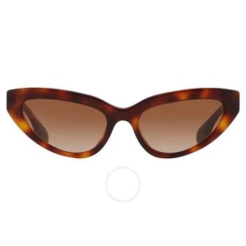 Burberry | Brown Gradient Cat Eye Ladies Sunglasses BE4373U 331613 54 4.6折, 满$200减$10, 满减
