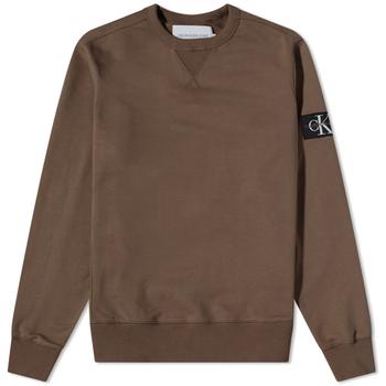 ck卫衣推荐, Calvin Klein | Calvin Klein Monogram Sleeve Badge Crew Sweat商品图片 