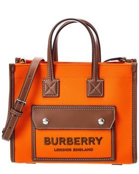 burberry tote, Burberry | Burberry Freya Mini Canvas & Leather Tote商品图片 6.5折