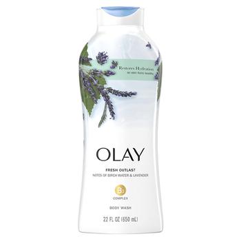 Olay | Fresh Outlast Body Wash Purifying Birch Water & Lavender商品图片,9.3折, 满$60享8折, 满$80享8折, 满折