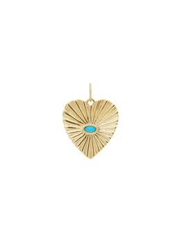 商品Zahava | Sunbeam Heart Turquoise Pendant Necklace,商家KIRNA ZABÊTE,价格¥9325图片