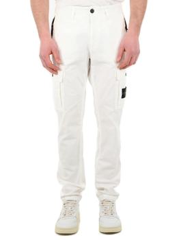 Stone Island | Stone Island Buttoned Logo Patch Cargo Pants商品图片,