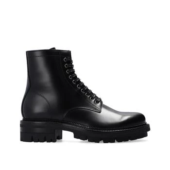 推荐Dsquared2 Kombat Leather Ankle Boots商品