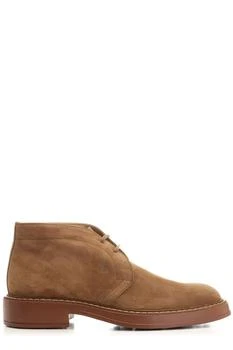 Tod's | Tod's Desert Round Toe Lace-Up Boots 6.7折