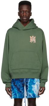 amiri卫衣精选, AMIRI | Green Cotton Hoodie商品图片 5.4折
