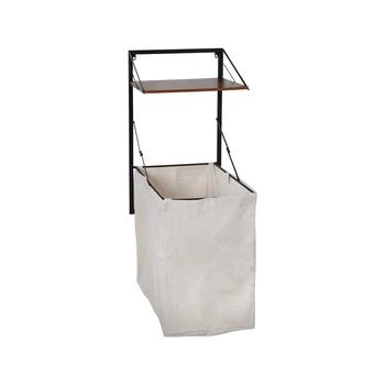Honey Can Do | Collapsible Wall Mounted Clothes Hamper with Laundry Bag and Shelf,商家Macy's,价格¥1280