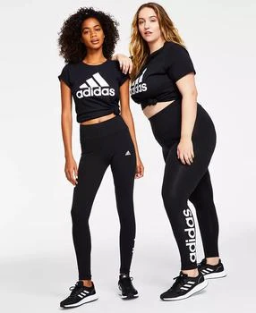 Adidas | Women's Linear-Logo Full Length Leggings, XS-,商家Macy's,价格¥185