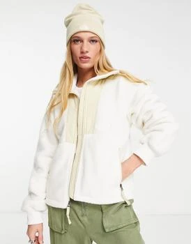推荐The North Face Denali 1994 retro relaxed fit zip up fleece jacket in cream商品