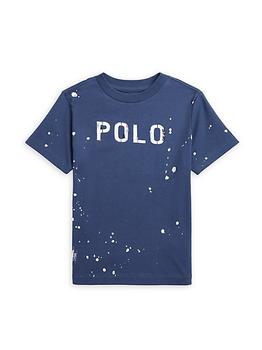 Ralph Lauren | Little Boy's & Boy's Paint Splatter Logo T-Shirt商品图片,